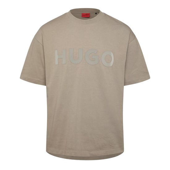 Hugo Heren Dinkee Logo Oversized T-shirt (Bruin) - Image 1