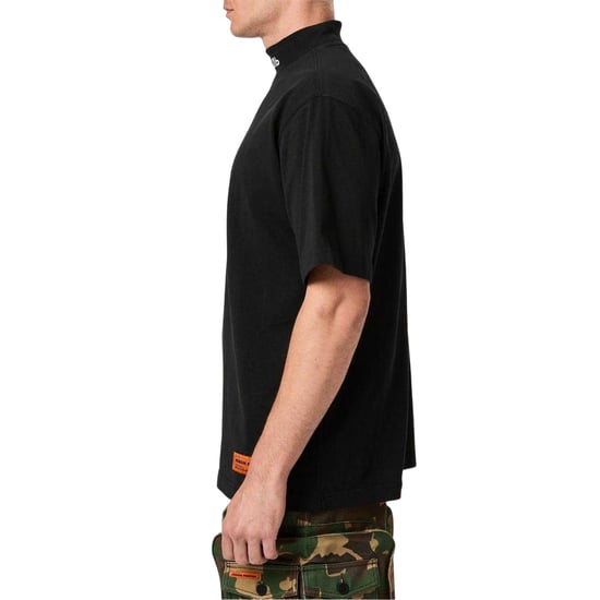 Heron Preston Heren CTMNB Jersey Oversized T-shirt (Zwart/Wit) - Image 4