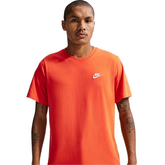 Nike Heren Club T-Shirt (Oranje) - Image 2