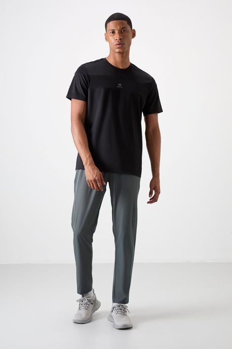 Men's Color Block Crew Neck T-Shirt - Image 2