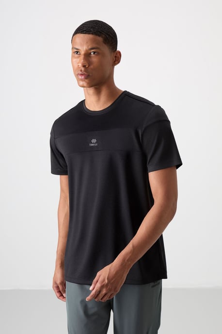 Men's Color Block Crew Neck T-Shirt - Image 4