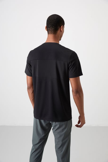 Men's Color Block Crew Neck T-Shirt - Image 5