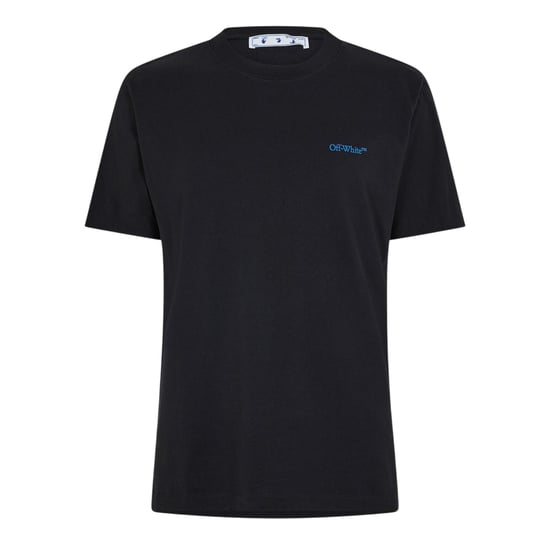 Off White Katoenen Regular T-shirt Heren (ZWART/BLAUW) - Image 1