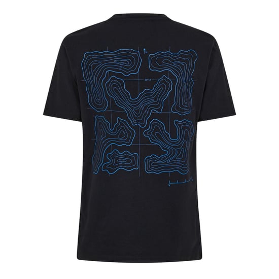 Off White Katoenen Regular T-shirt Heren (ZWART/BLAUW) - Image 2