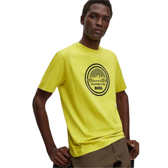 Boss Porsche-T-shirt voor heren (Groen) - Image 3