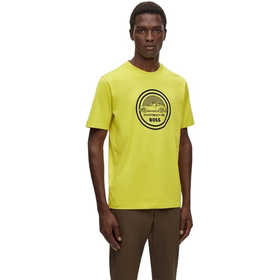 Boss Porsche-T-shirt voor heren (Groen) - Image 4