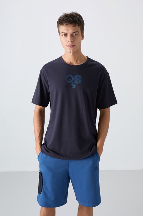Oversized Geprinte Logo Crew Neck T-Shirt - Image 3