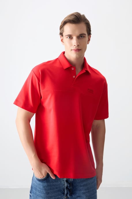 Oversized Polokraag T-shirt - Image 1