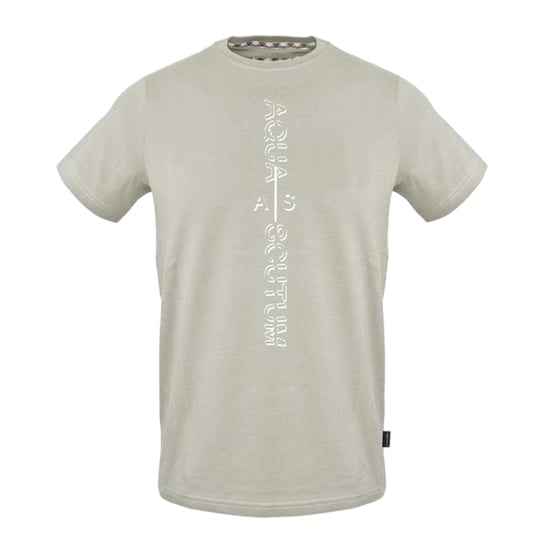 Aquascutum Heren Logo Crew Neck Regular T-shirt (Grijs) - Image 1