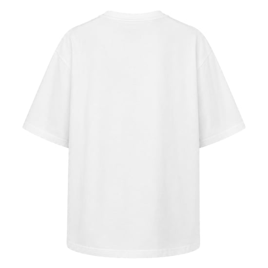 Off White Heren T-shirt met skate-print (Wit, Zwart) - Image 2