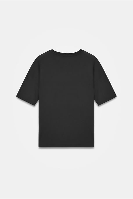 Dam T-shirt med rund hals i bomull - Image 6