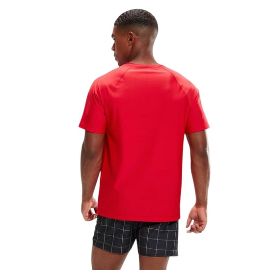 Speedo Mens Crew Neck Regular T-Shirt (Röd) - Image 2