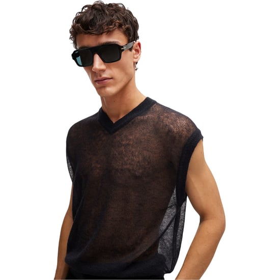 Boss Mens Lucid Crew Neck T-Shirt (Svart) - Image 4
