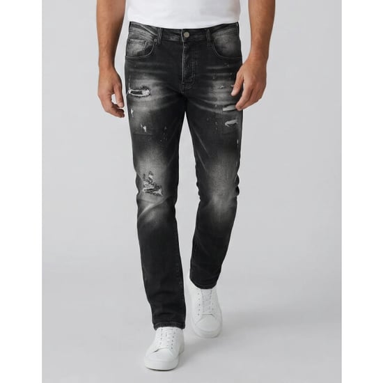 True Rise Ripped slim fit jeans spijkerbroek volwassenen - Image 1