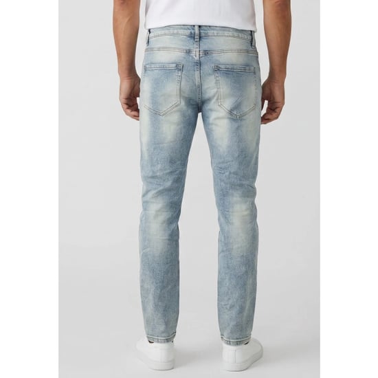 True Rise Spijkerbroek met gaten stretch slim fit jeans spijkerbroek volwassenen - Image 3