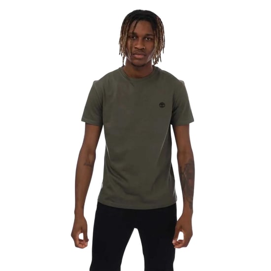 Timberland Heren Dunstan River Crew Neck Slim T-shirt (Kaki Groen) - Image 1
