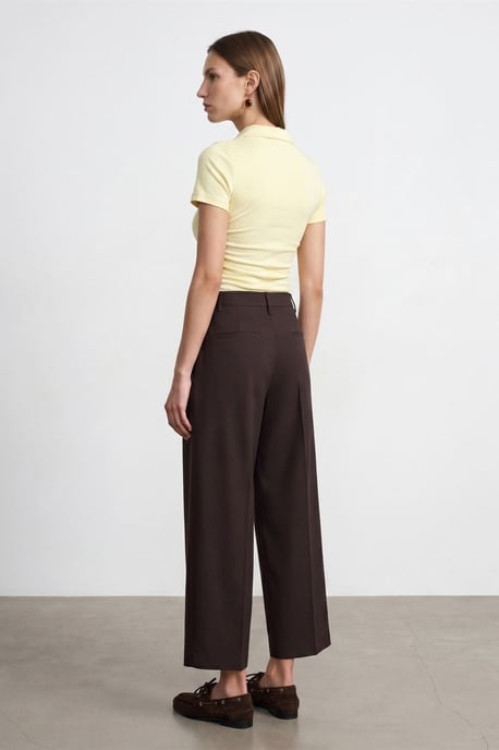 Women’s Crop Slim Fit Polo T-Shirt - Image 2