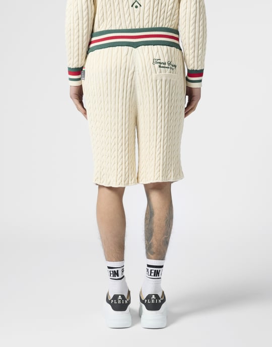 Knitted Drawstring Shorts Plein Tennis - Image 5