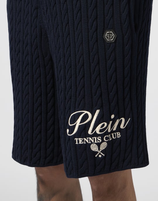 Knitted Drawstring Shorts Plein Tennis - Image 3