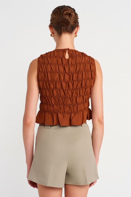 Kvinnors högmidjade skräddarsydda shorts - Image 2