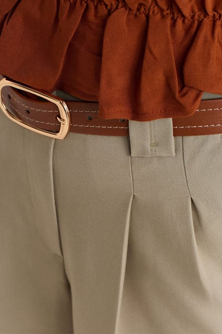 Kvinnors högmidjade skräddarsydda shorts - Image 3