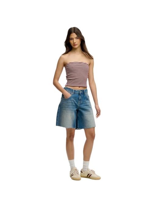 Superdry dames shorts met middelhoge taille en baggy model - Image 1