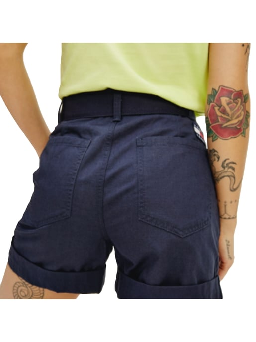 Tommy Jeans Mom shorts met riem voor dames - Image 3