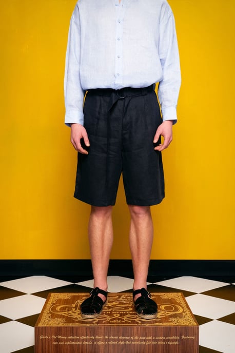 Bältesförsedda Vida Linshorts - Image 1