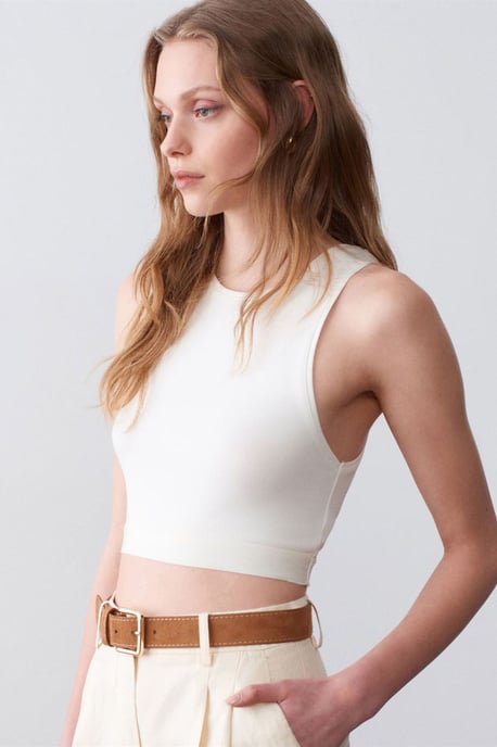 High-Waist Wide-Leg Tailored Shorts - Image 3
