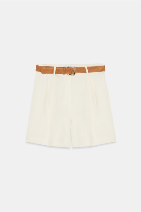 High-Waist Wide-Leg Tailored Shorts - Image 5