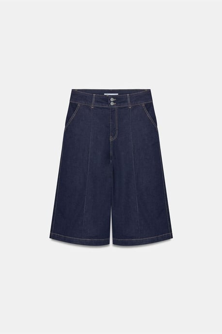 Hoge Taille Wijde Spijkerbroek Shorts - Image 5
