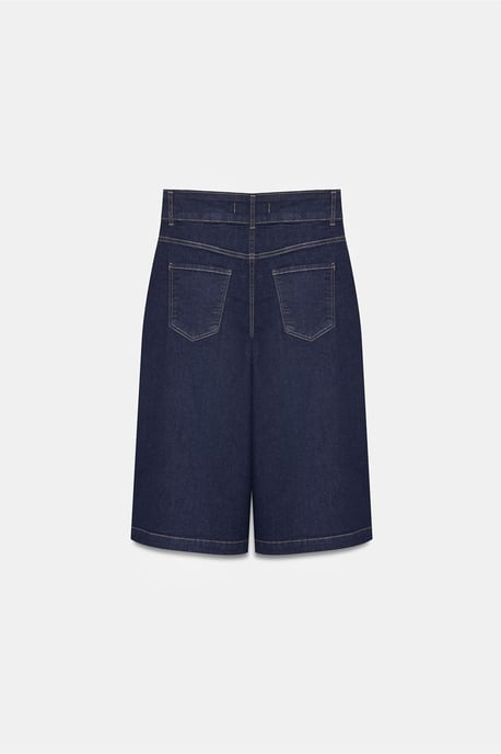 Hoge Taille Wijde Spijkerbroek Shorts - Image 6