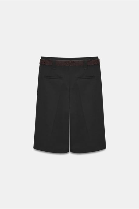 Hoogwaardige Taille-Broek met Riem en Wijde Pijpen - Image 6