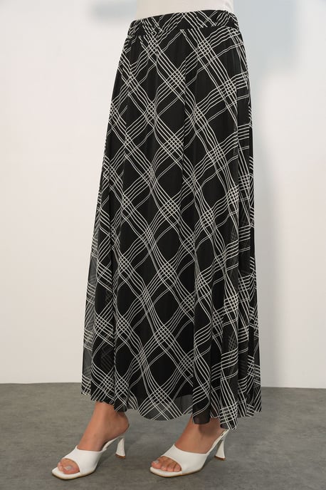 Bloemen Hoge Taille Maxi Rok - Image 2