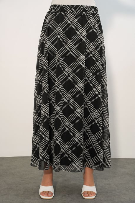 Bloemen Hoge Taille Maxi Rok - Image 4