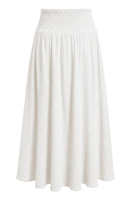 Hoog-waisted Geknoopte A-lijn Maxi Rok - Image 3