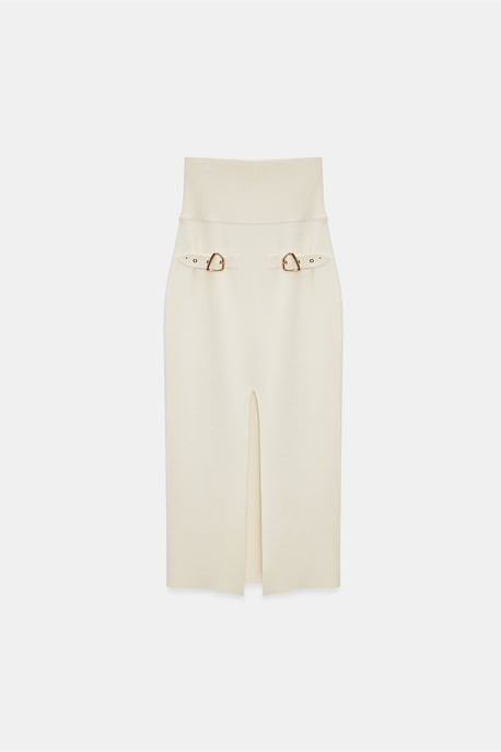 High-Waist Ribbed Maxi Skirt - Image 6