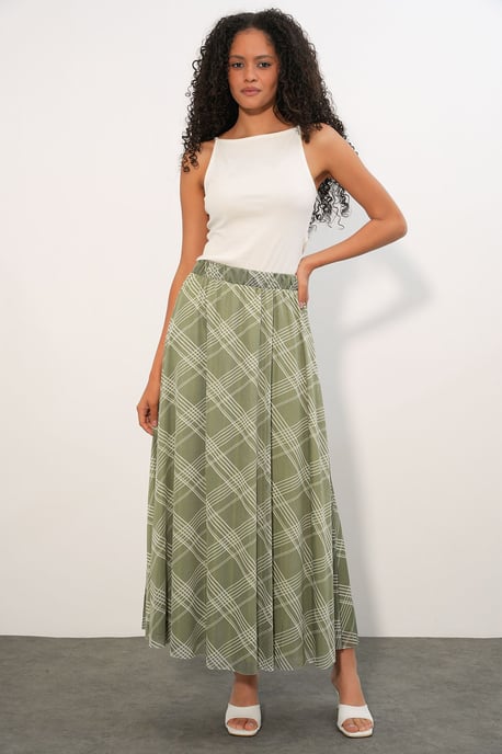 Bloemen Hoge Taille Maxi Rok - Image 3