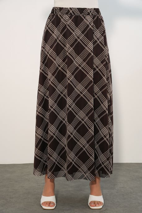 Bloemen Hoge Taille Maxi Rok - Image 4