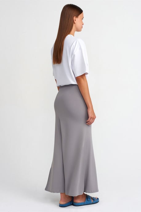Hoge taille A-lijn maxi rok - Image 2