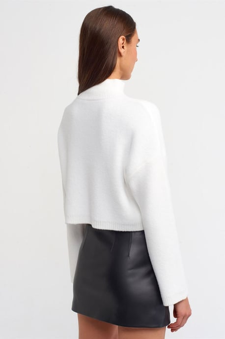 Hoge Taille Nepleren Minirok - Image 2