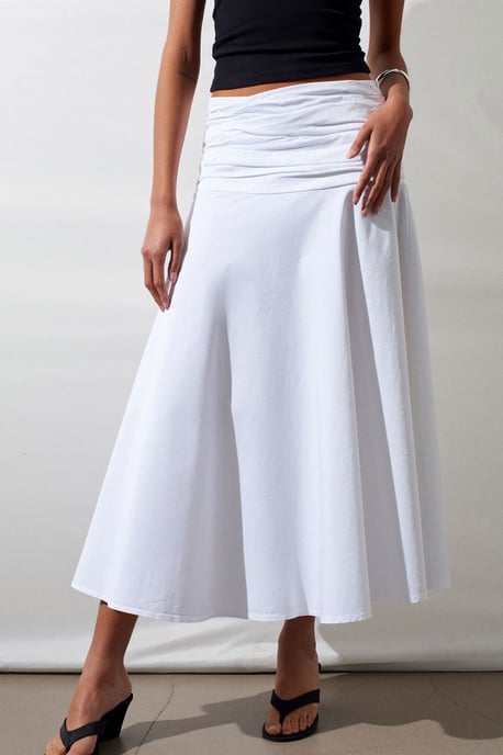 Hoge Taille A-Lijn Midi Rok - Image 3