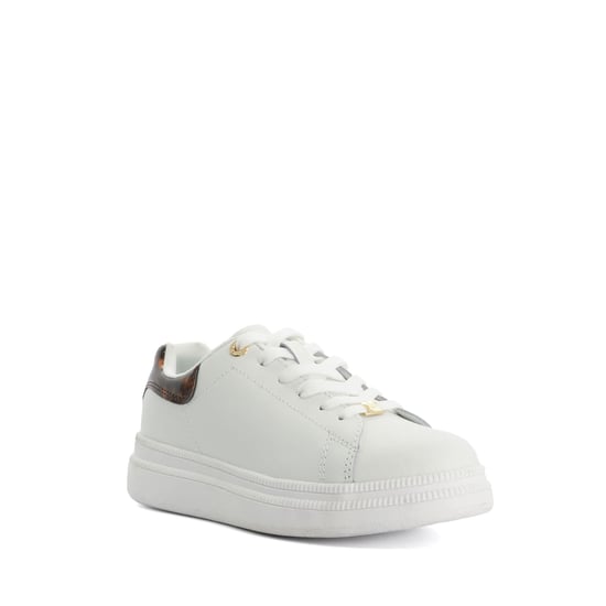 Dune Ladies Electron - Suede Flatform Trainers - Image 1