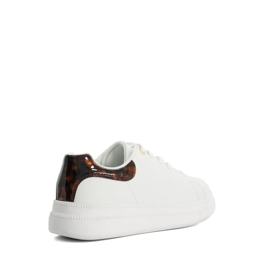 Dune Ladies Electron - Suede Flatform Trainers - Image 4