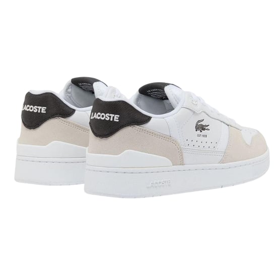 Lacoste Kinder/Kinder T-Clip Set Leren Trainers (Wit, Zwart) - Image 2