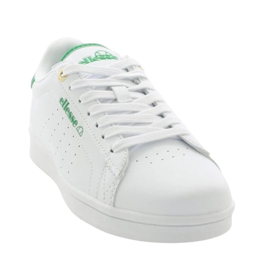 Ellesse Klassiska lädergympaskor med cupsole för damer (Vit/grön) - Image 4