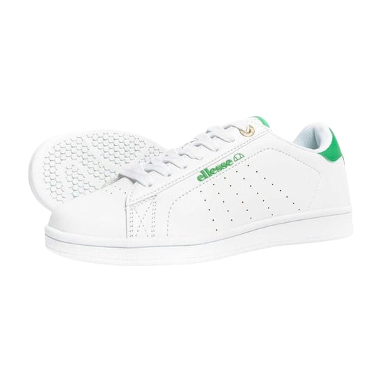 Ellesse Klassiska lädergympaskor med cupsole för damer (Vit/grön) - Image 5