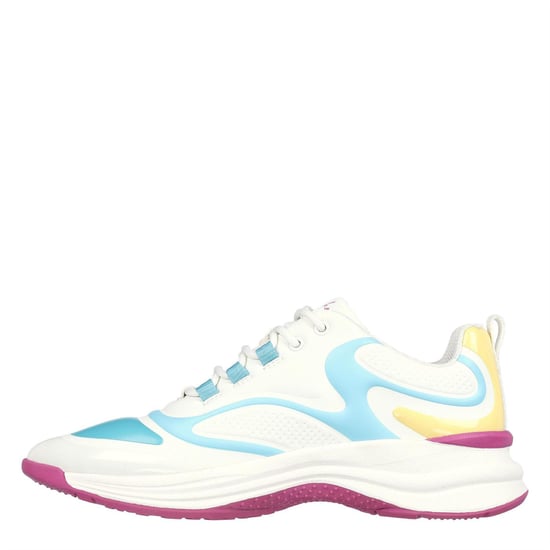 Skechers Dames/Dames Hot Melt Trainers (Wit, Groen, Zwart) - Image 2