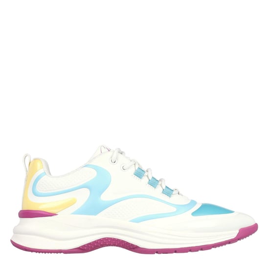 Skechers Dames/Dames Hot Melt Trainers (Wit, Groen, Zwart) - Image 3