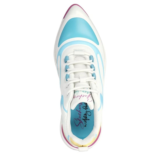 Skechers Dames/Dames Hot Melt Trainers (Wit, Groen, Zwart) - Image 5